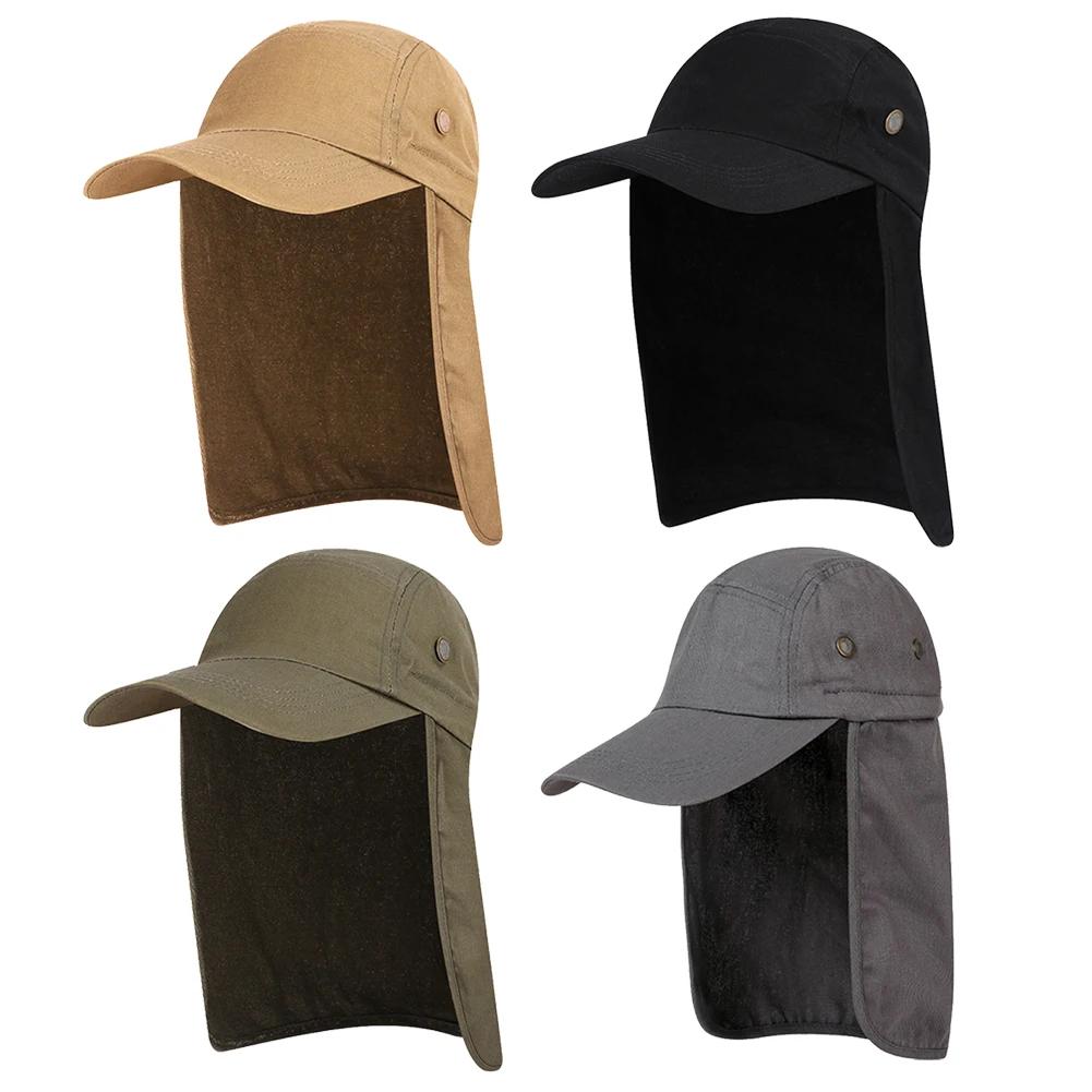 유니섹스 태양 보호 어부 모자, 낚시 캠핑 하이킹용 태양 바이저 모자